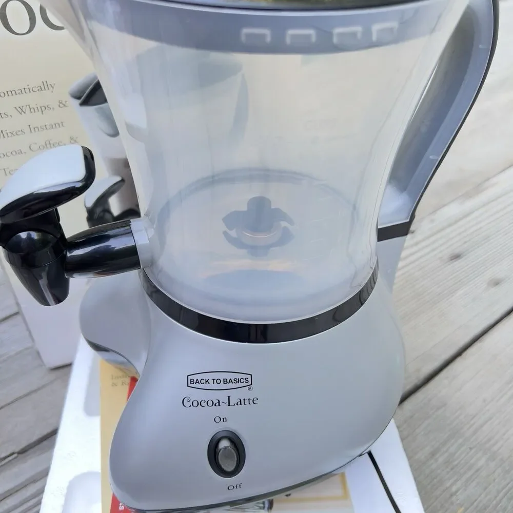 Back To Basics Cocoa Latte Hot Drink Maker CM300BR New Open Box